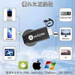 【4K対応】Anycast ミラーリング HDMIドングル iPhone/Android対応の画像