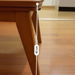 【あげます！！】こたつテーブルの画像