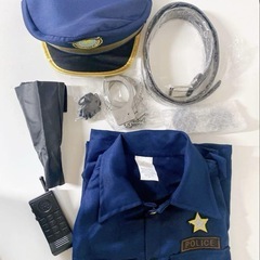 ハロウィン　キッズ　おまわりさん 警察官の画像