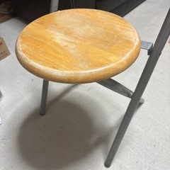 折りたたみイスの画像