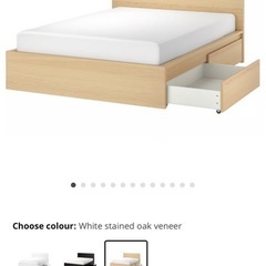 IKEA ベッドフレーム ＆ マットレス セット販売（または別々でもOK）の画像