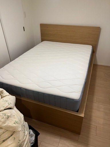 IKEA ベッドフレーム ＆ マットレス セット販売（または別々でもOK）