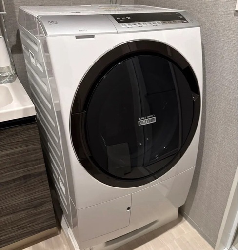 超激安‼️2019年製HITACHI 10kgドラム式洗濯乾燥機　配達無料！説明必読 最安値】👑2020年製HITACHIドラム式洗濯乾燥機 洗剤自動BD-SX110E 配達無料