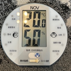 温度、湿度計の画像