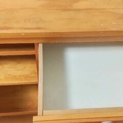 木製　サイドボードの画像