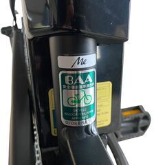 【ほぼ未使用】アサヒ asahi 電動アシスト自転車 ENERSYS Me エナシスミー  BAA263-N 26インチ 黒色の画像