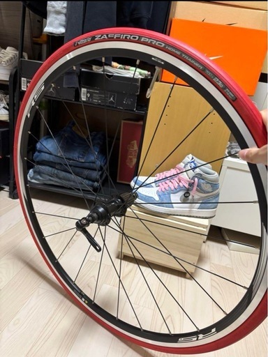 ロードバイク ホイールと固定ローラー台と専用タイヤせセット