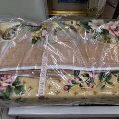 未使用　タオルケット　毛布　掛け布団の画像