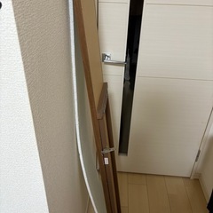 【受渡予定者決定】木製フレームの姿見　全身鏡　美品　の画像