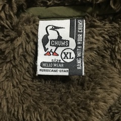 チャムスのフリースジャケットの画像