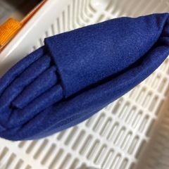青いフェルト生地　大判の画像