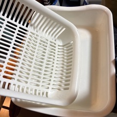 水切りバット　食器置き場の画像