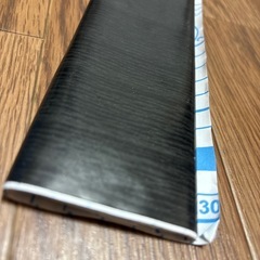 リメイクシート　ブラック木目デザインの画像