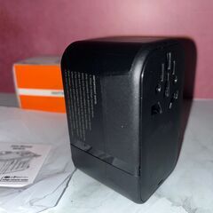 【未使用】変換プラグ 降圧（200V⇒100V）機能・USBポート付きの画像