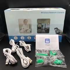 【143】新品4台 屋内 3MP デュアルレンズ ワイヤレスネットワークカメラの画像