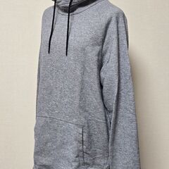 H＆M エイチアンドエム ハイネック スウェット トレーナー メンズ  グレーの画像
