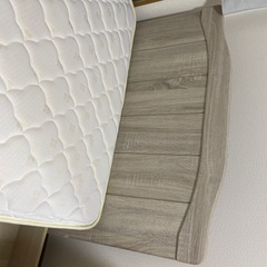 シングルベッド　収納付き　ニトリの画像