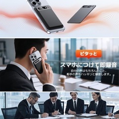 【新品未開封】Bouoke ボイスレコーダー AIボイスレコーダー 64GBの画像