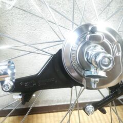 ★２７インチ★LEDオートライト＋シングルギア後輪set★ローラーブレーキ★タイヤ新品★②の画像