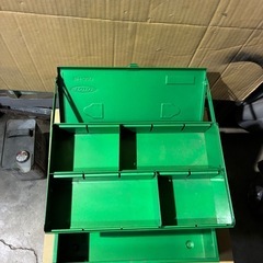 工具箱　ツールボックス　金属製　2段式の画像