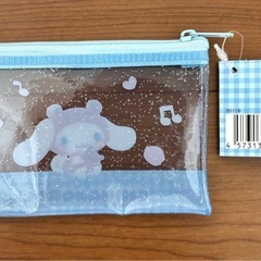 【新品未使用】seria サンリオ シナモロール ラメポーチの画像