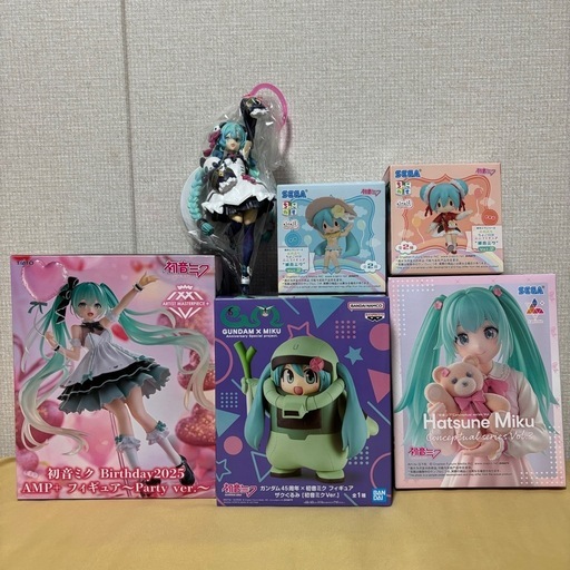 初音ミク フィギュア 6体セット　まとめ売り　ザクぐるみ　バースデイ　チャイナ