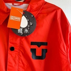 UNION 撥水オレンジナイロンジャケット Mの画像
