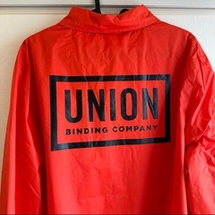 UNION 撥水オレンジナイロンジャケット Mの画像