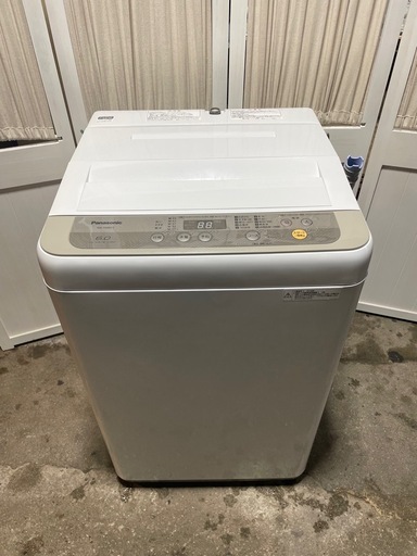 panasonic 6kg  洗濯機 2018年製.動作確認済み