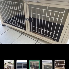 🐶Kiinus キンタロー製 小型犬用 木製ペットケージ ハウスAS｜キャスター＆屋根スライド式　早く取りに来てくださる方優先します♪の画像