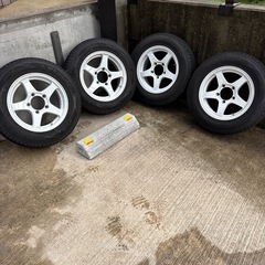 ジムニー用スタッドレスホイールセットの画像