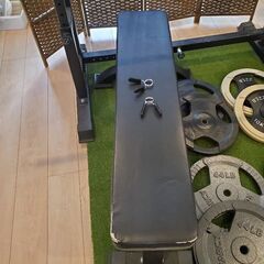 バーベルセット120kg／ベンチ＆スクワット対応の画像