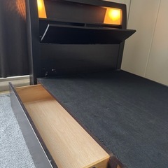 　ニトリ　ベッドフレームの画像