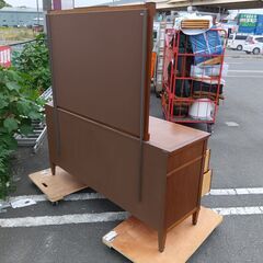 【引取限定/大阪】定価約52万円 高級家具 Drexel ドレクセル 日本製 マホガニー調 9杯 ドレッサー/鏡台/チェストの画像