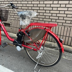 新型パナソニック電動アシスト自転車の画像