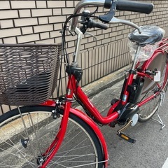 新型パナソニック電動アシスト自転車の画像