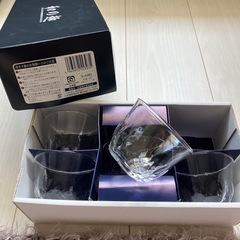 グラス、皿セットの画像