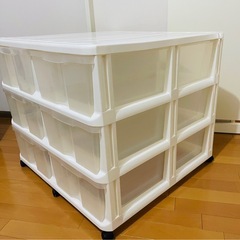 6段衣装ケース　キャスター付きの画像