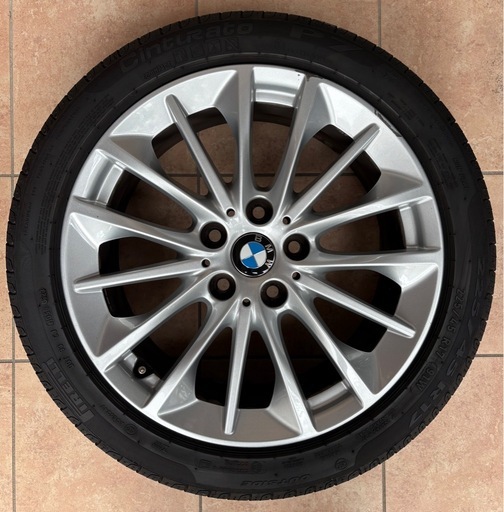 BMW純正アルミ　PIRELLIランフラットタイヤ225/45R17