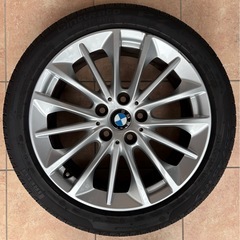 BMW純正アルミ　PIRELLIランフラットタイヤ225/45R17の画像