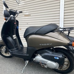 自賠責付❗️サイドスタンド付❗️【AF67 トゥデイ FI】シート、グリップ新品の画像
