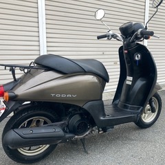自賠責付❗️サイドスタンド付❗️【AF67 トゥデイ FI】シート、グリップ新品の画像