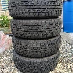 【フリード使用】スタッドレスタイヤ ホイール付き4本セット＋ナット20個付（185/65R15）ノーストレック 2018年製の画像