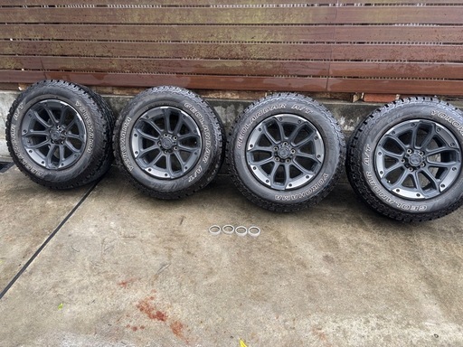 JEPPESEN17インチヨコハマジオランダ-AT G015ホイールタイヤセット