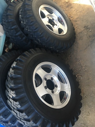ジムニー用タイヤホイールセット ジープサービス 7.50R16
