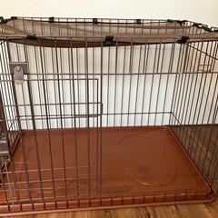 ペットケージとトイレ 犬用の画像