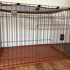 ペットケージとトイレ 犬用の画像