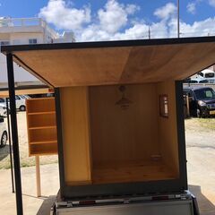 移動販売　などの箱　コンテナ　展示　弁当販売などにの画像