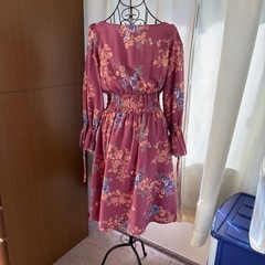 RyuRyu 花柄ワンピース　Mの画像