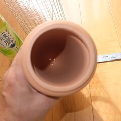 陶器製 産卵筒 ステンレス網 セット ディスカス エンゼルフィッシュ 繁殖 食卵 アクアリウム 水槽の画像